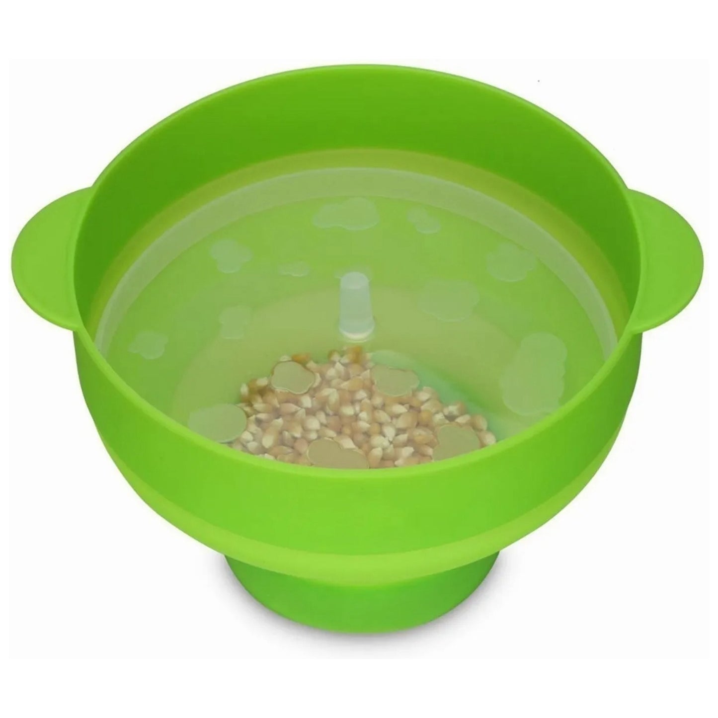 Microwave Silicone Popcorn Popper Collapsible Silicone Popcorn Maker Bowl with Handle Lid