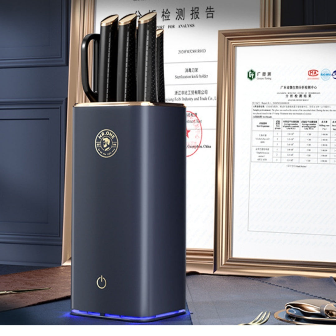 Household Knife Set Seven-piece UV Disinfection Ozone Sterilization Kitchen Knife Suit