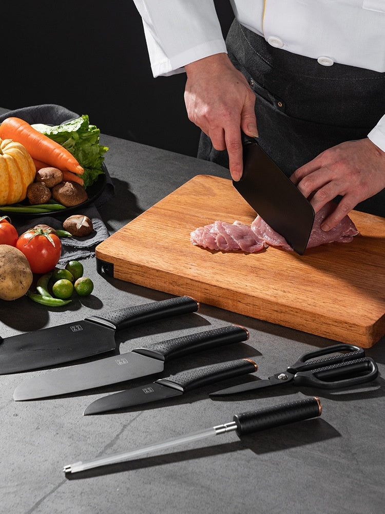 Household Knife Set Seven-piece UV Disinfection Ozone Sterilization Kitchen Knife Suit
