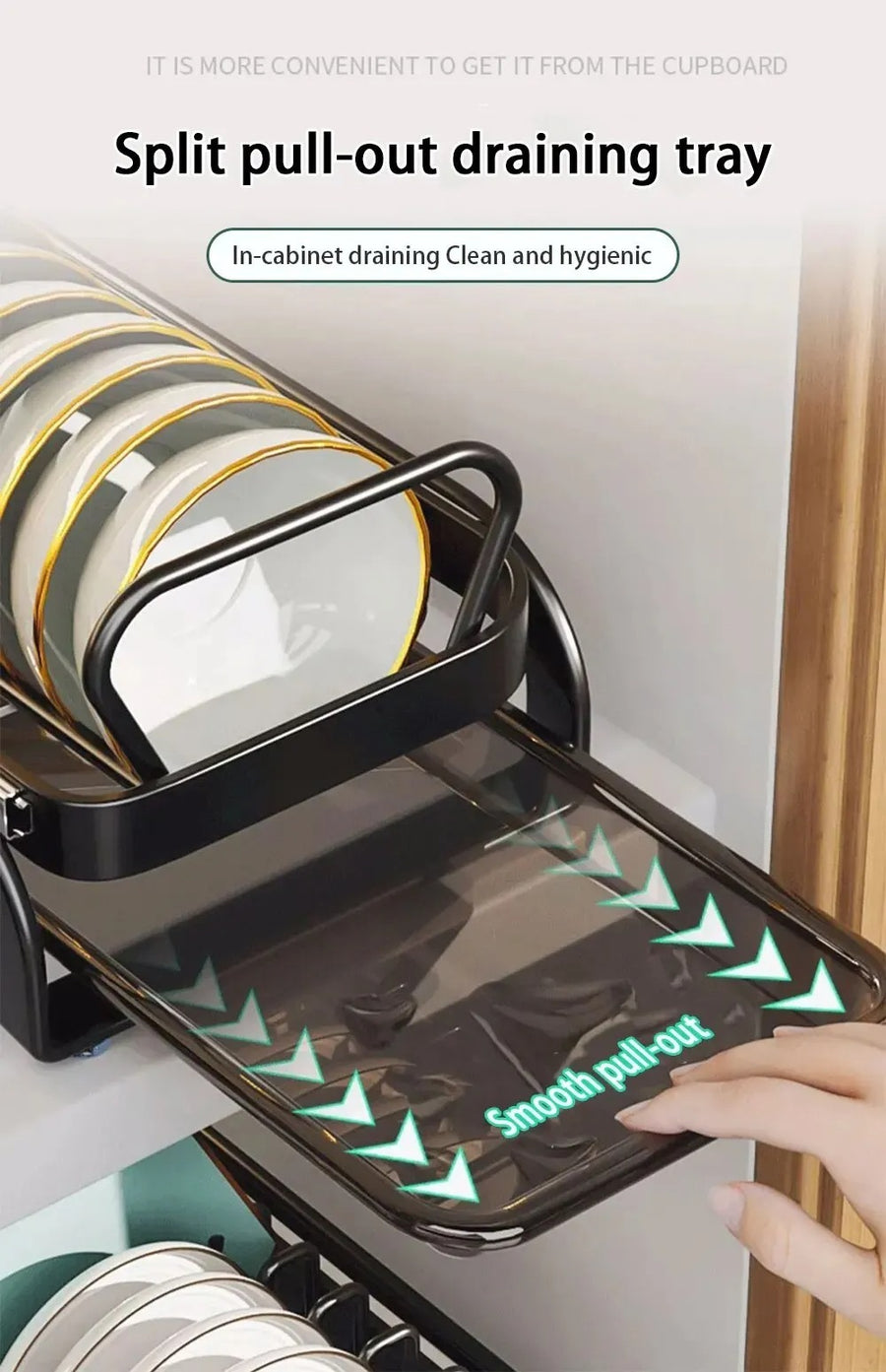 Multi-functional Kitchen Storage Rack Dish Draining Rack