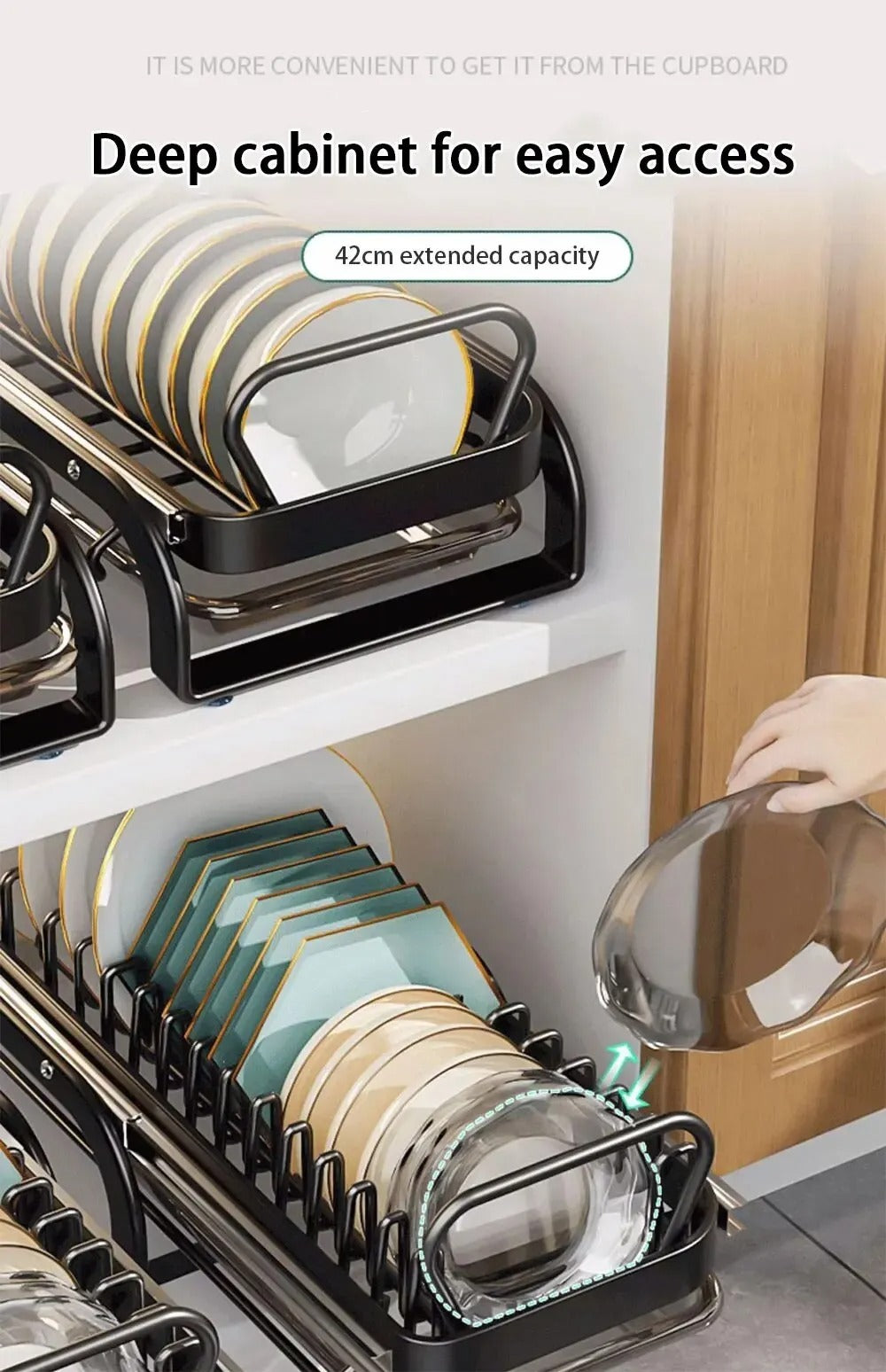 Multi-functional Kitchen Storage Rack Dish Draining Rack