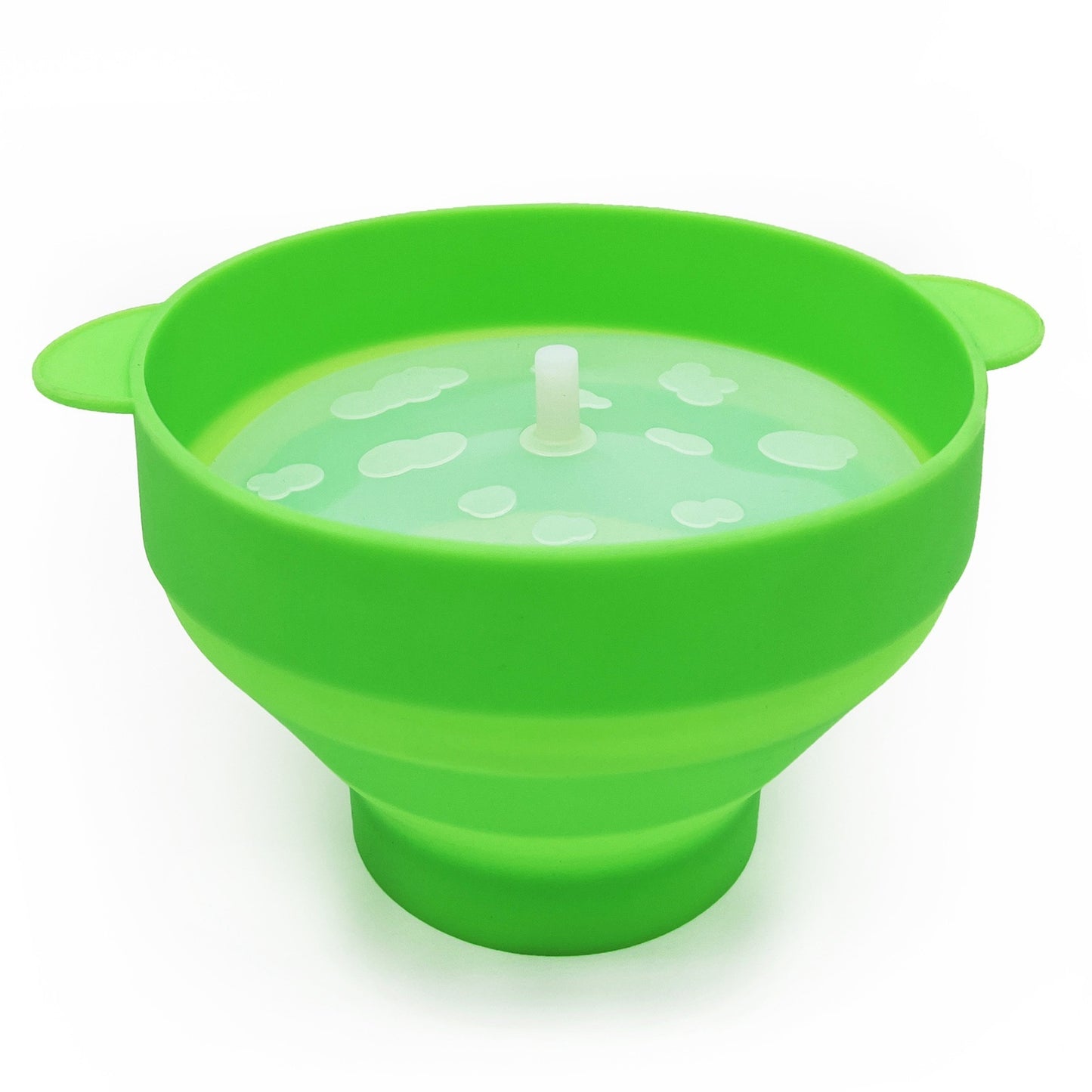 Microwave Silicone Popcorn Popper Collapsible Silicone Popcorn Maker Bowl with Handle Lid