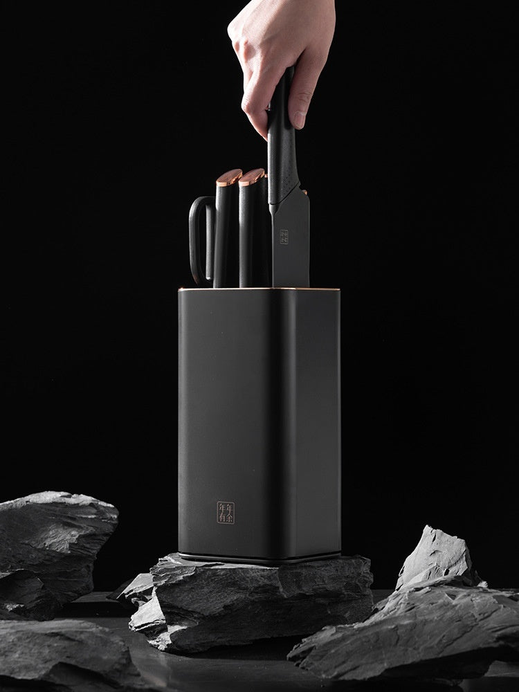 Household Knife Set Seven-piece UV Disinfection Ozone Sterilization Kitchen Knife Suit