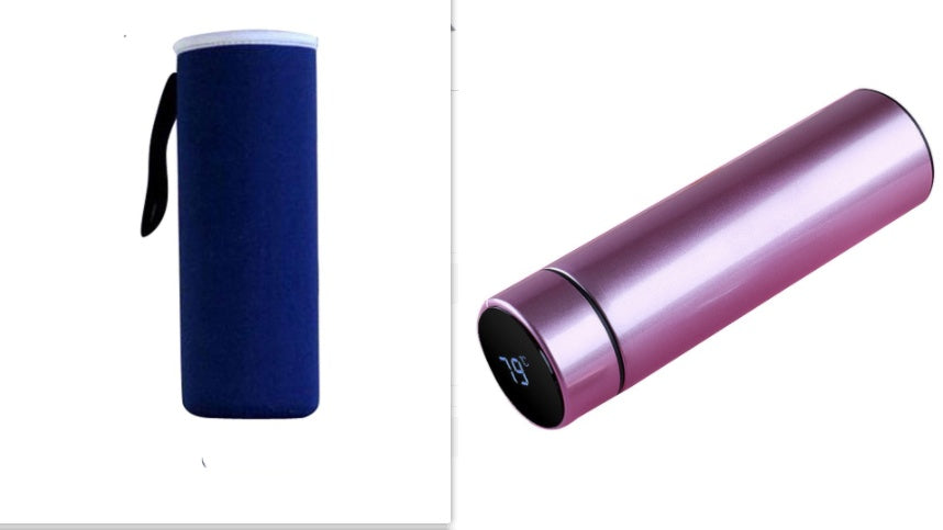 LED touch display temperature water cup